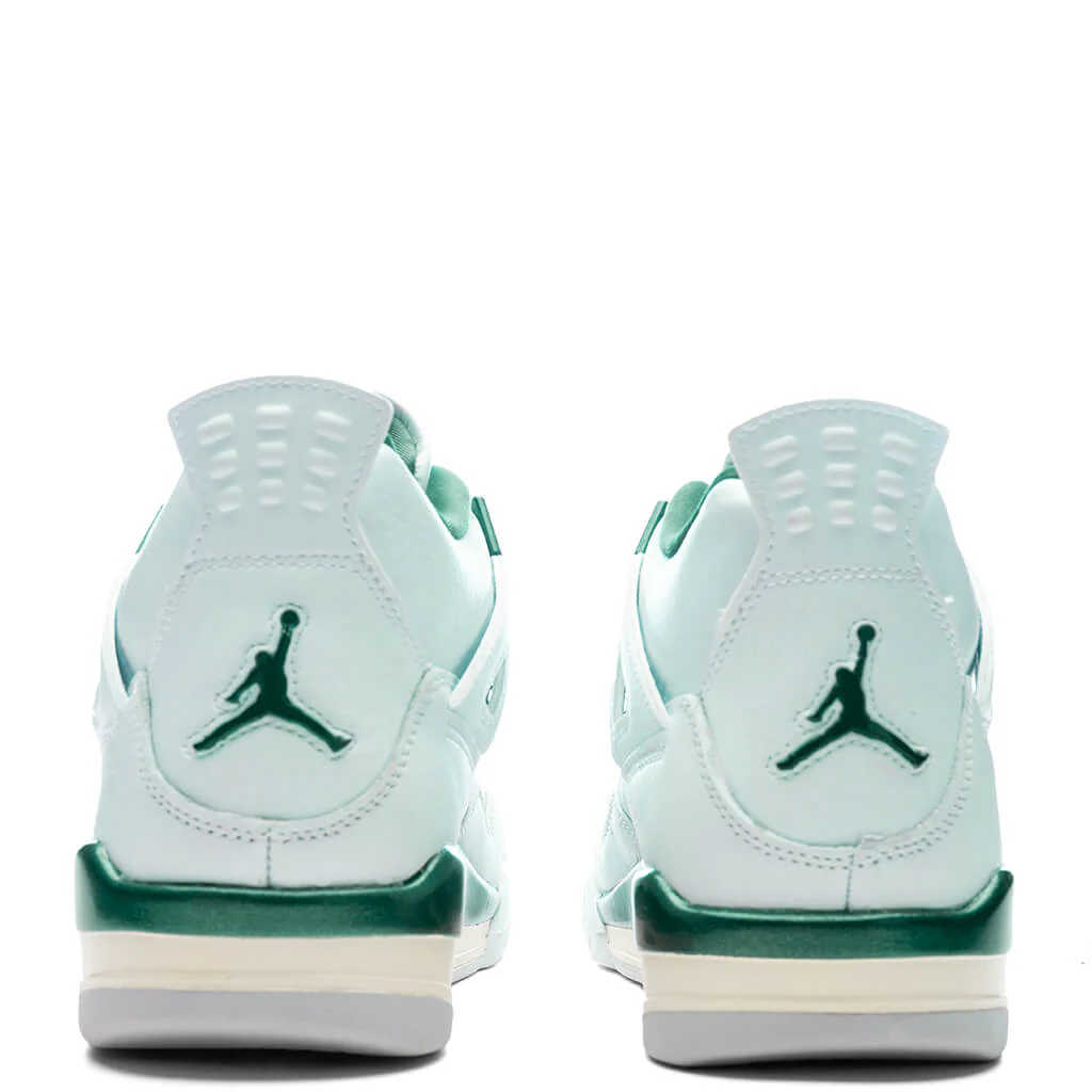 Air Jordan 4 Retro (GS) 'Oxidized Green' - White/Oxidized Green/White - Image 4