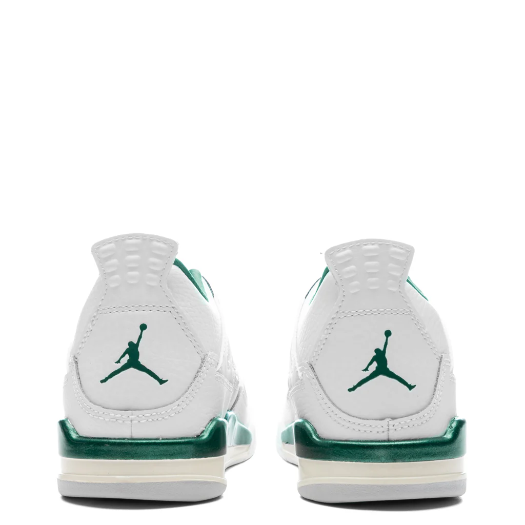 Air Jordan 4 Retro (PS) 'Oxidized Green' - White/Oxidized Green/White - Image 4