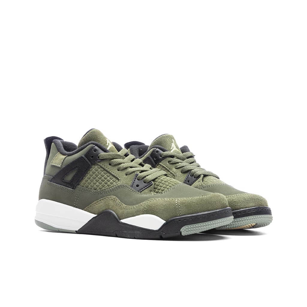 Air Jordan 4 Retro SE Craft (PS) - Medium Olive/Pale Vanilla/Cargo Khaki - Image 2