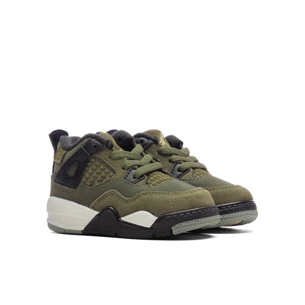Air Jordan 4 Retro SE Craft (TD) - Medium Olive/Pale Vanilla/Cargo Khaki - Image 2