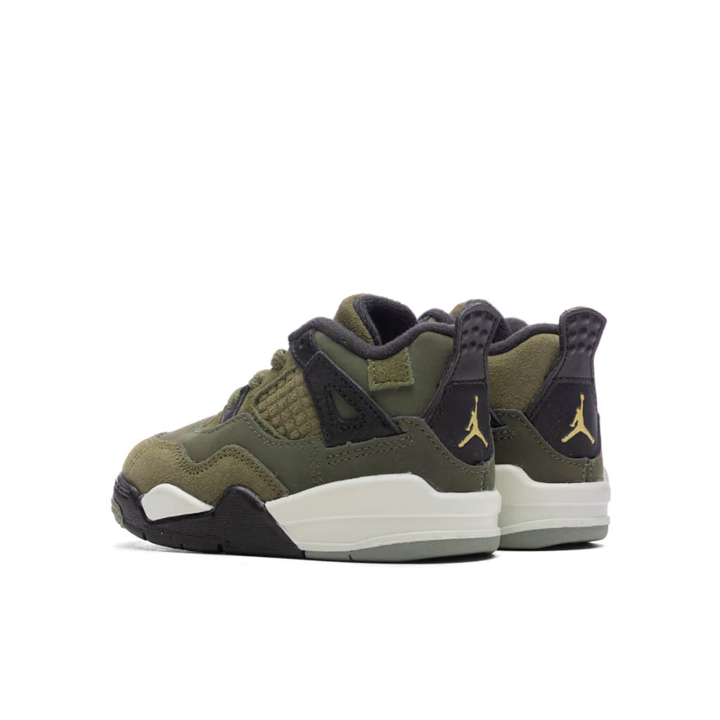 Air Jordan 4 Retro SE Craft (TD) - Medium Olive/Pale Vanilla/Cargo Khaki - Image 3