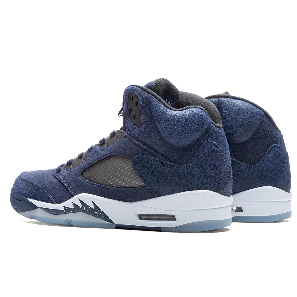 Air Jordan 5 Retro SE - Midnight Navy/Black/Football Grey - Image 3