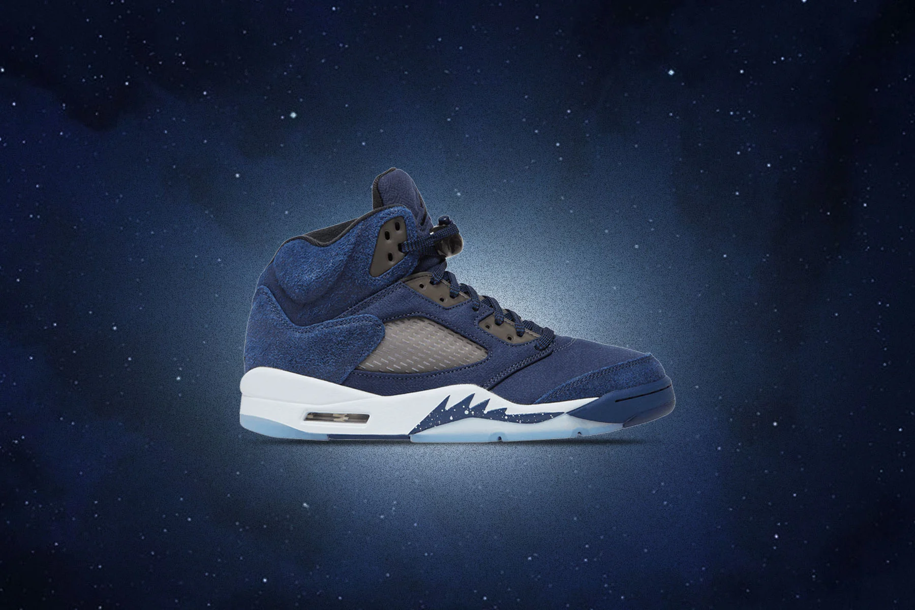 Air Jordan 5 Retro SE - Midnight Navy/Black/Football Grey - Image 5