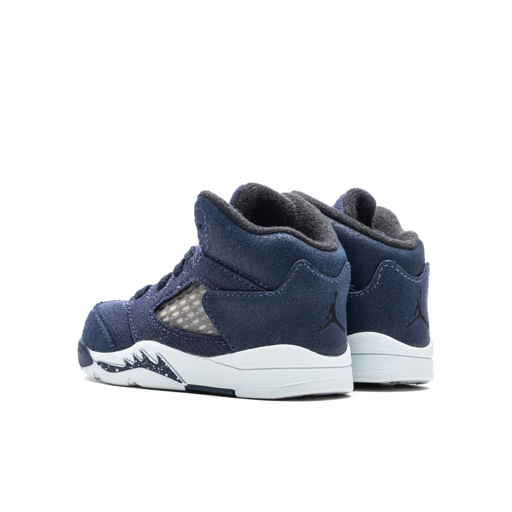 Air Jordan 5 Retro SE (TD) - Midnight Navy/Black/Football Grey - Image 3