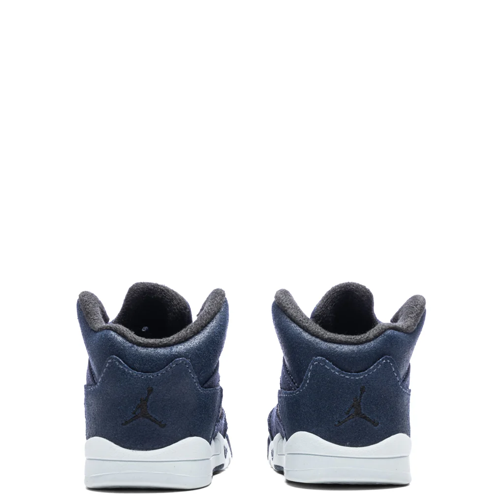 Air Jordan 5 Retro SE (TD) - Midnight Navy/Black/Football Grey - Image 4