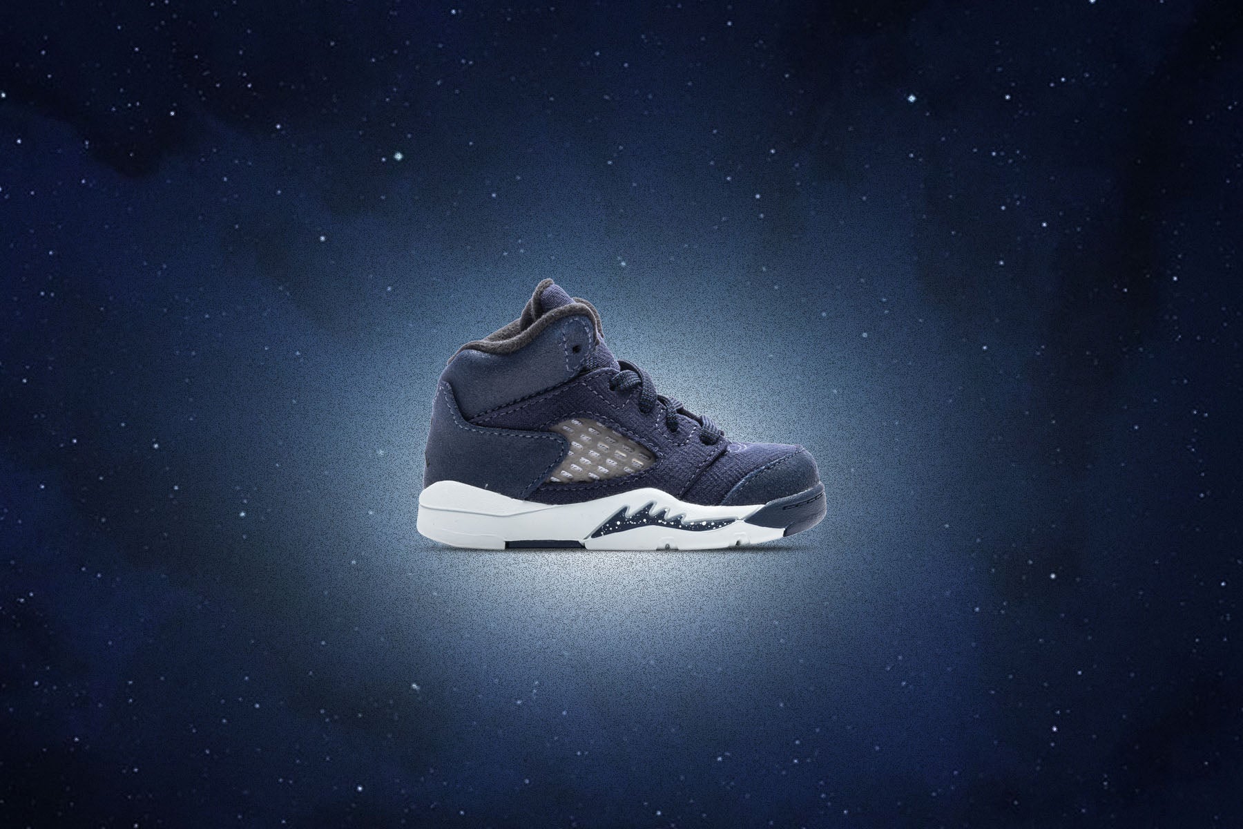 Air Jordan 5 Retro SE (TD) - Midnight Navy/Black/Football Grey - Image 5