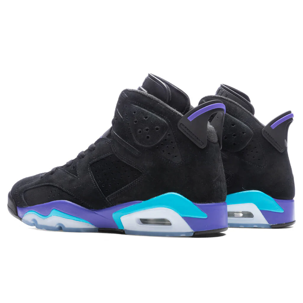 Air Jordan 6 Retro 'Aqua' - Black/Bright Concord/Aquatone - Image 3