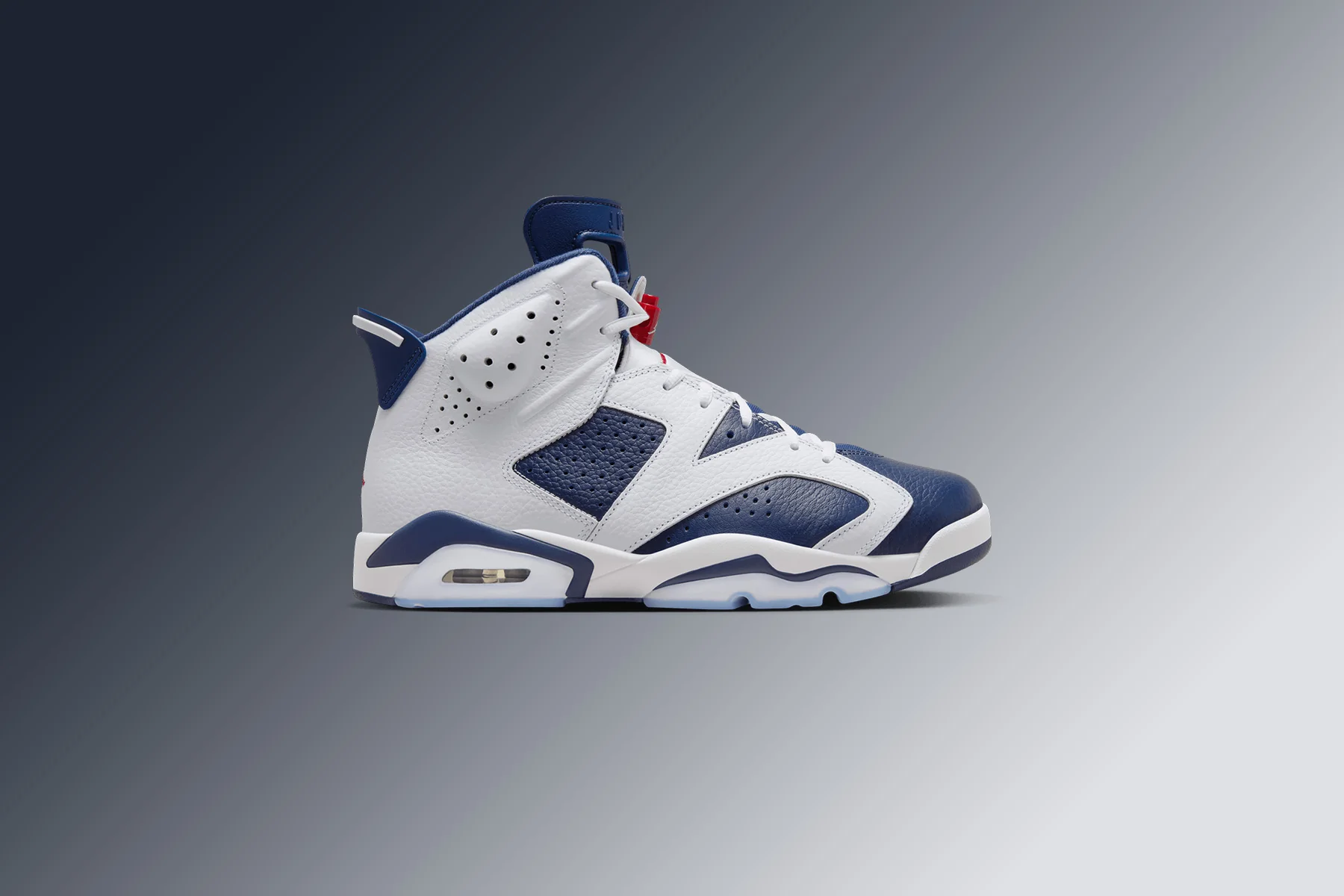 Air Jordan 6 Retro 'Olympic' - White/Varsity Red/Midnight Navy - Image 5