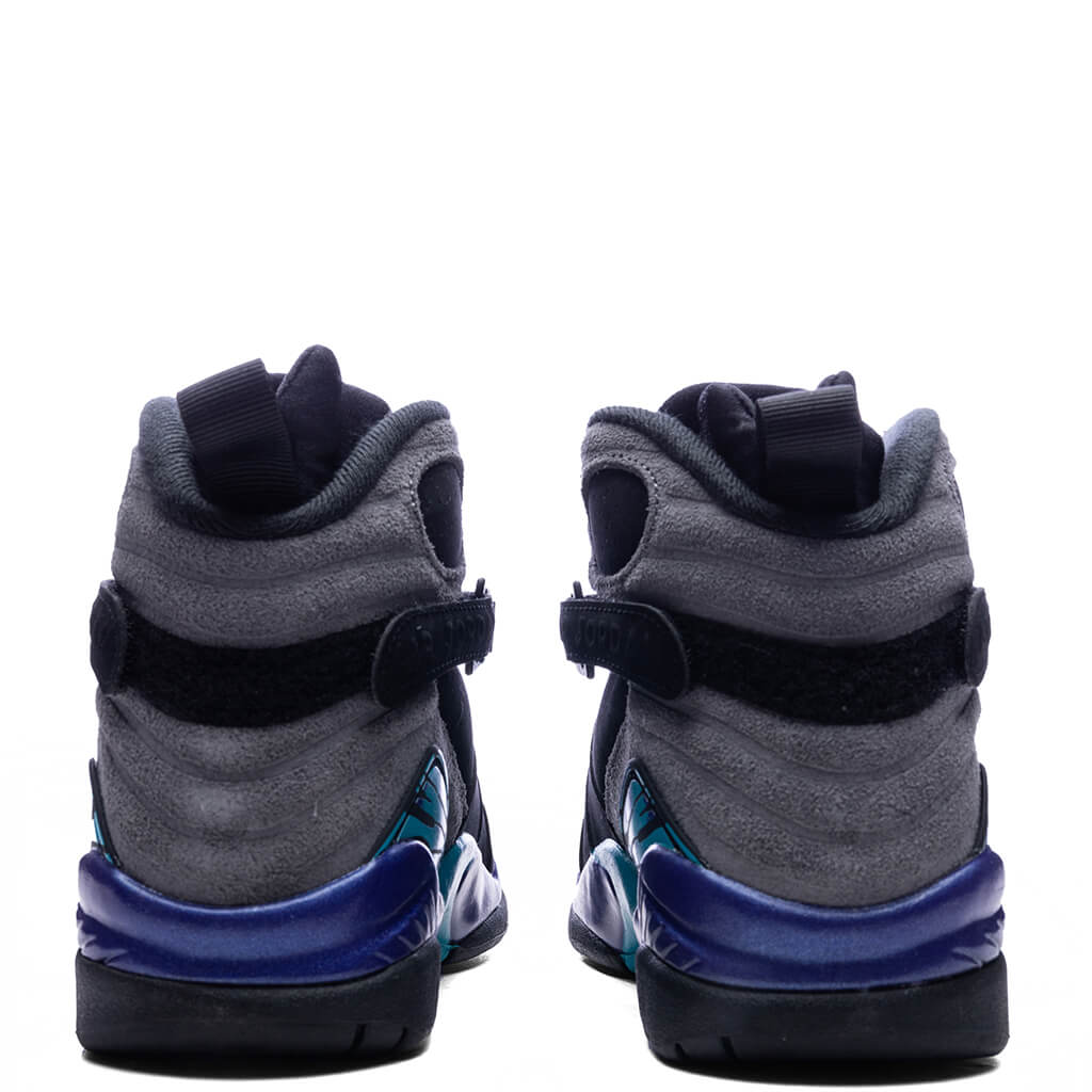 Air Jordan 8 Retro 'Aqua' (GS) - Black/Multi Color - Image 4