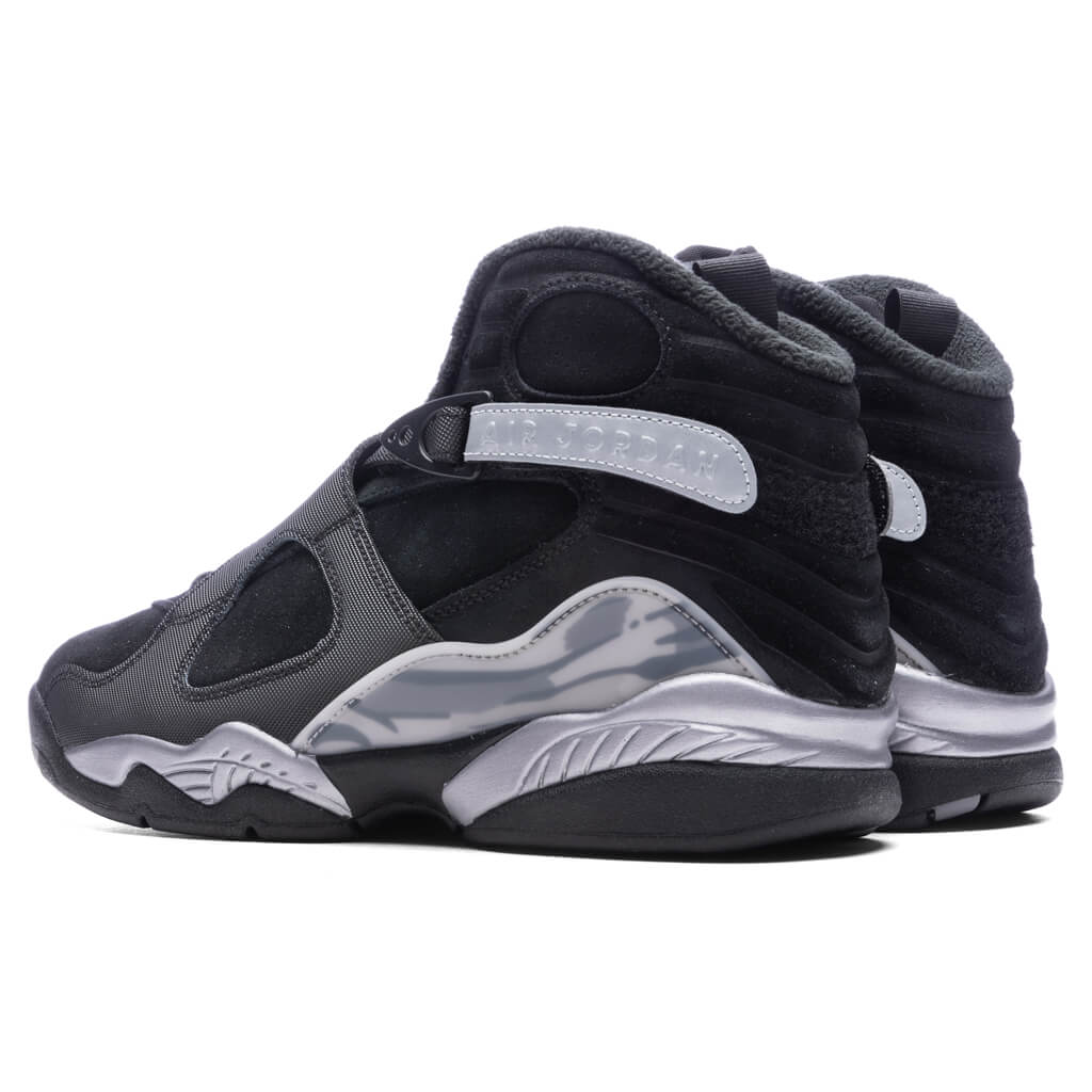 Air Jordan 8 Retro 'Winterized' - Black/Gunsmoke/Metallic Silver - Image 3