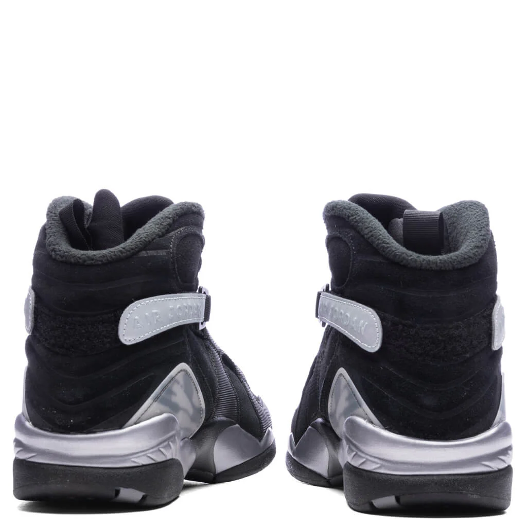 Air Jordan 8 Retro 'Winterized' - Black/Gunsmoke/Metallic Silver - Image 4