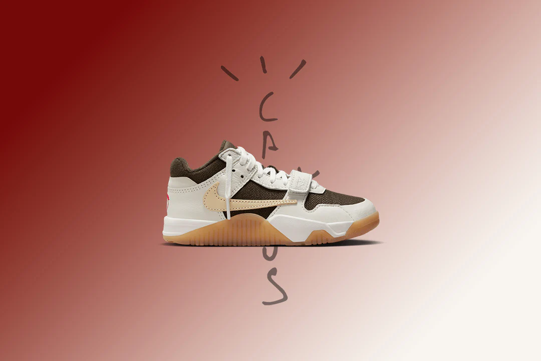 Air Jordan x Travis Scott Jumpman Jack TR (PS) - Sail/Muslin/Dark Mocha - Image 2