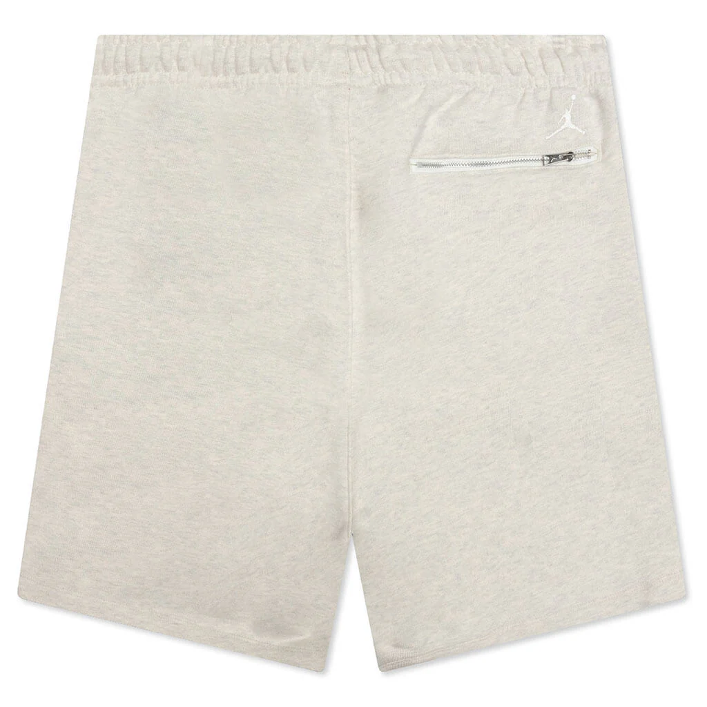 Wordmark Fleece Shorts - Oatmeal/Heather - Image 2