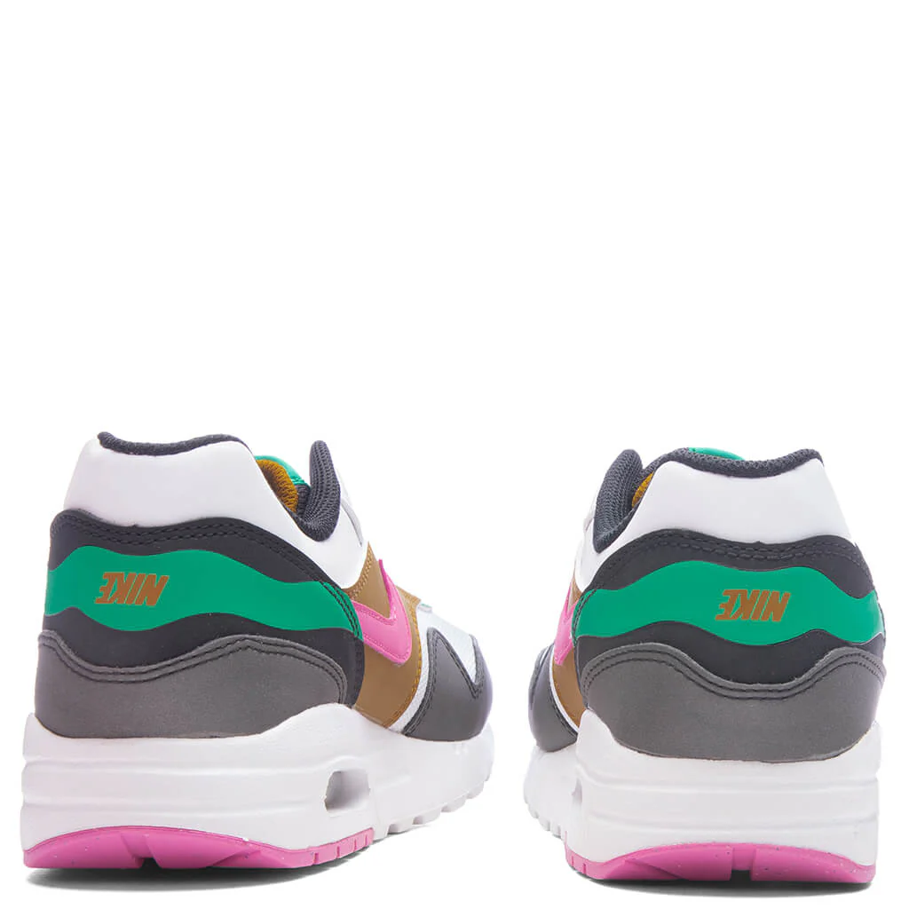 Air Max 1 SE (GS) - Black/White/Playful Pink/Stadium Green - Image 4