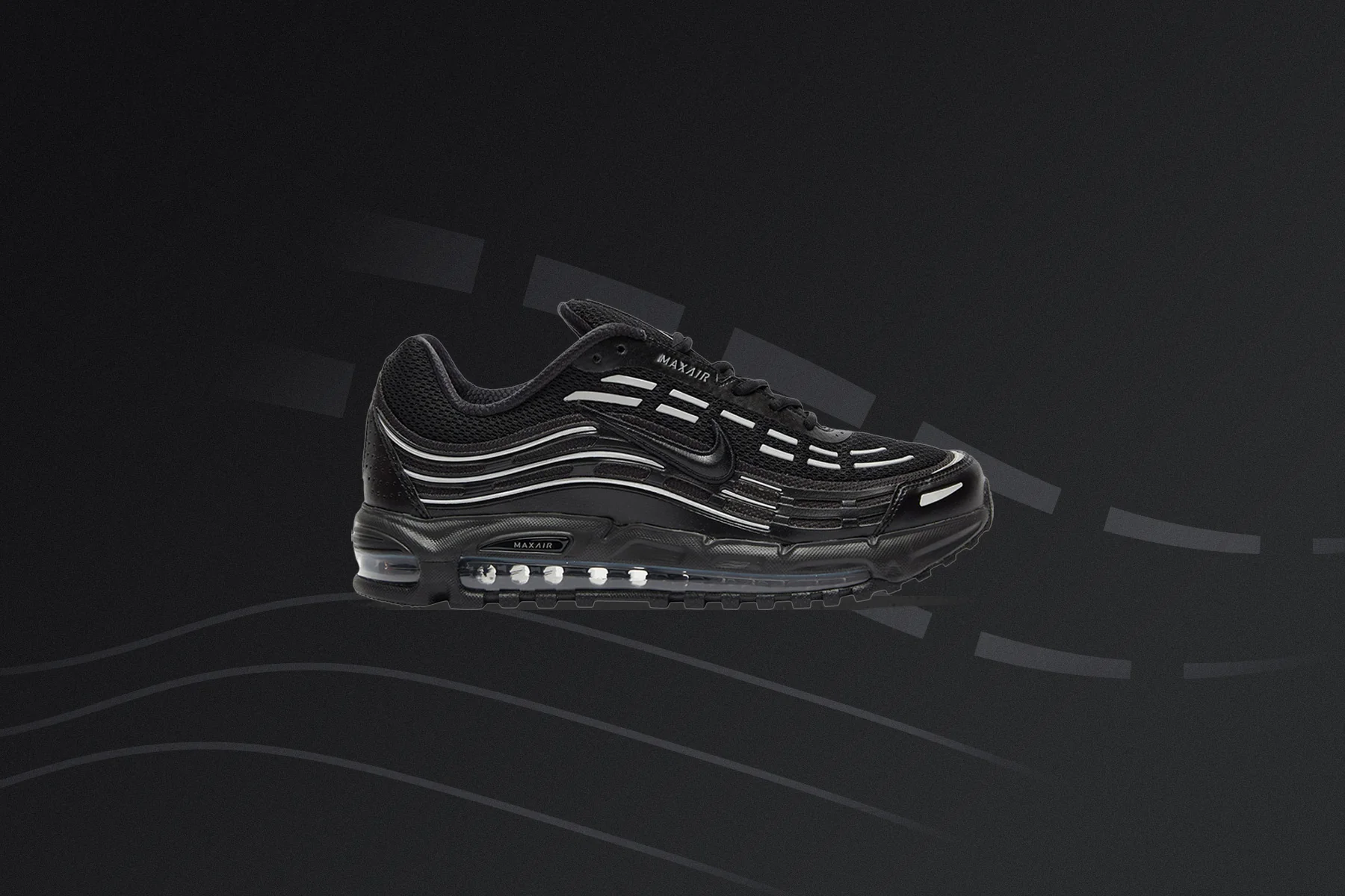 Air Max TL 2.5 - Black/Black/Metallic Silver - Image 2