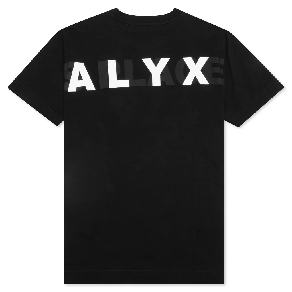 Inverted Logo S/S Tee - Black - Image 2