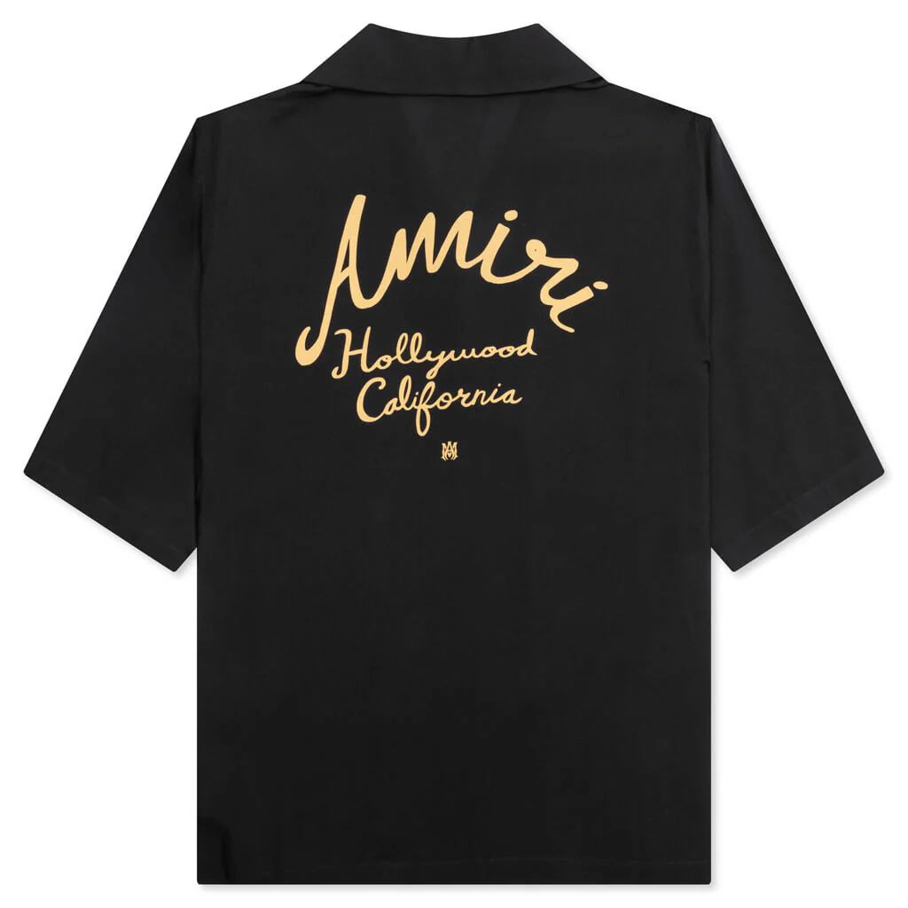 Amiri Hollywood Camp Shirt - Black - Image 2
