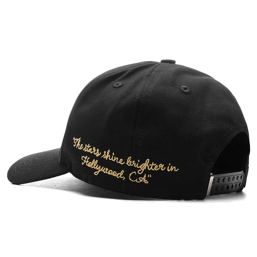 Amiri Hollywood Canvas Hat - Black - Image 4