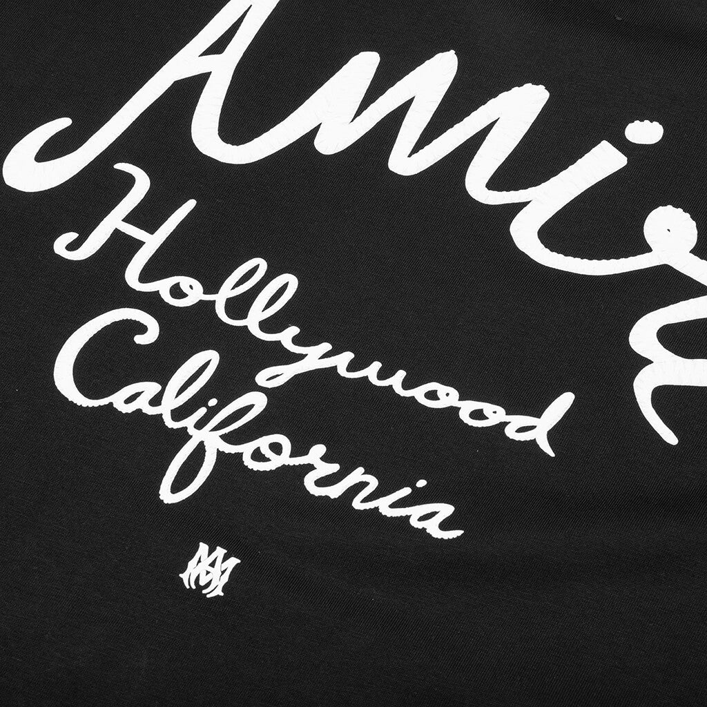 Amiri Hollywood Tee - Black - Image 4