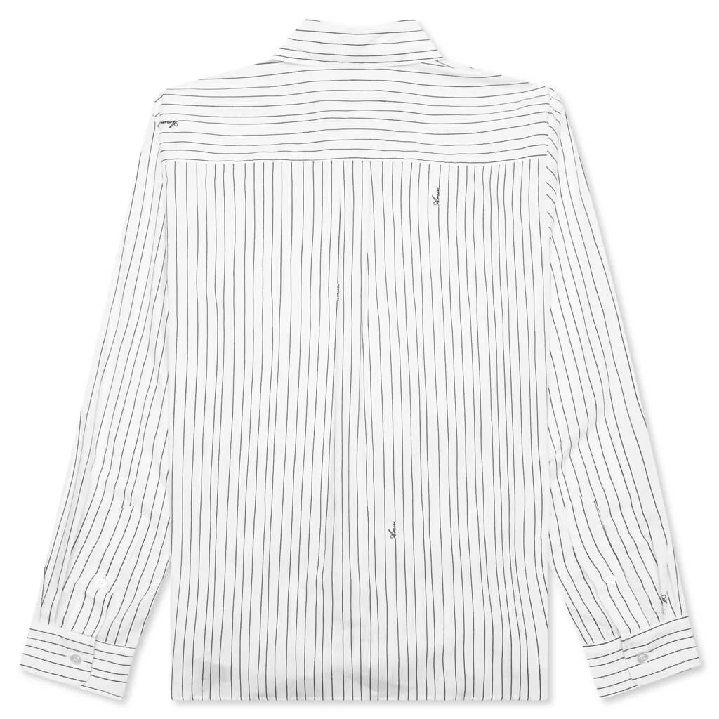 Amiri Script Poplin Shirt - White - Image 2