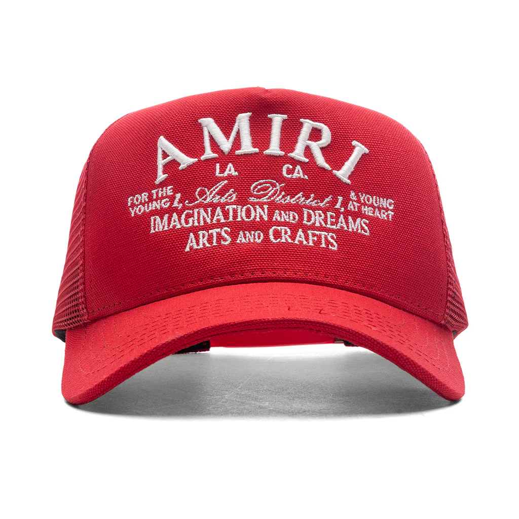 Arts District Trucker Hat - Red