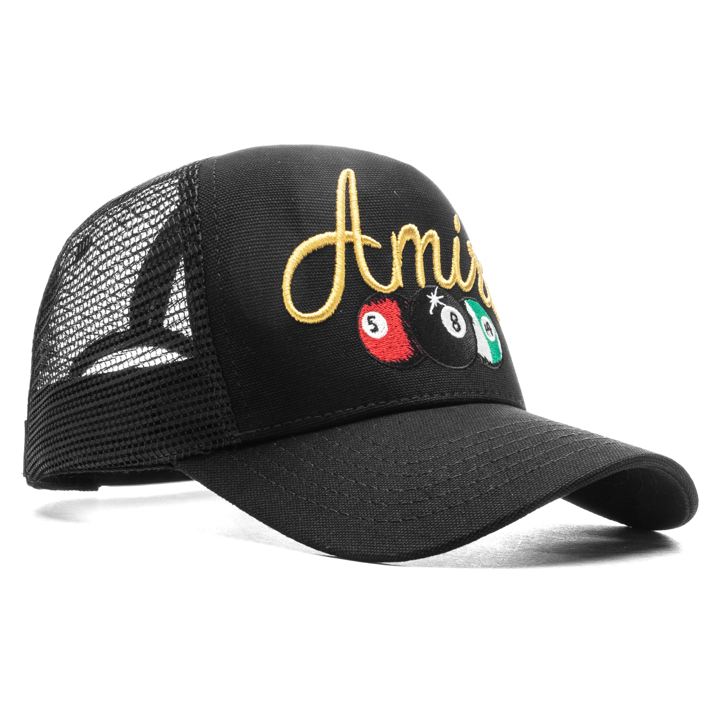 Billiards Trucker Hat - Black - Image 3