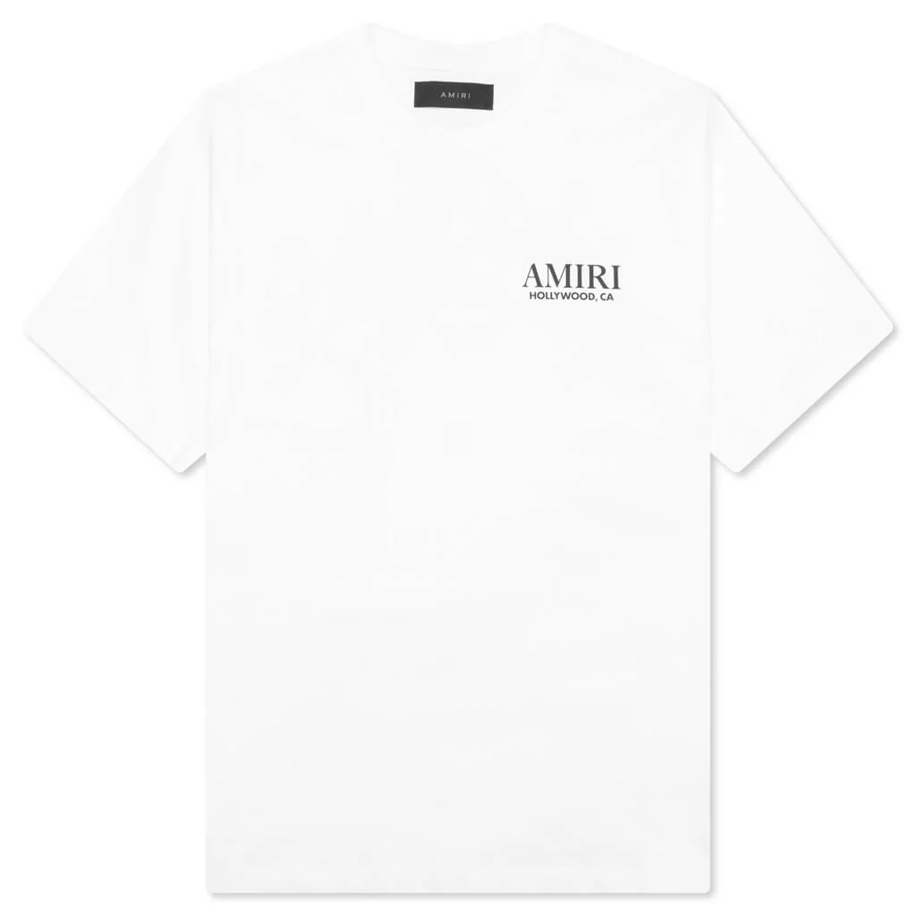 Bones Stacked Tee - White