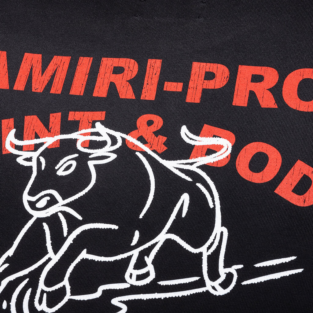 Amiri Bull Oversized Tee - Black - Image 4