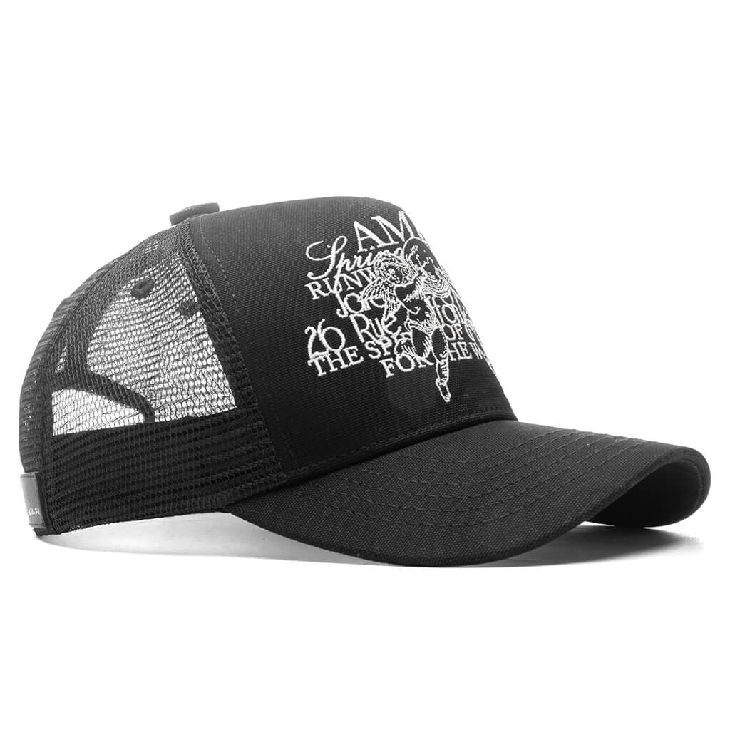 Cherub Trucker Hat - Black - Image 3