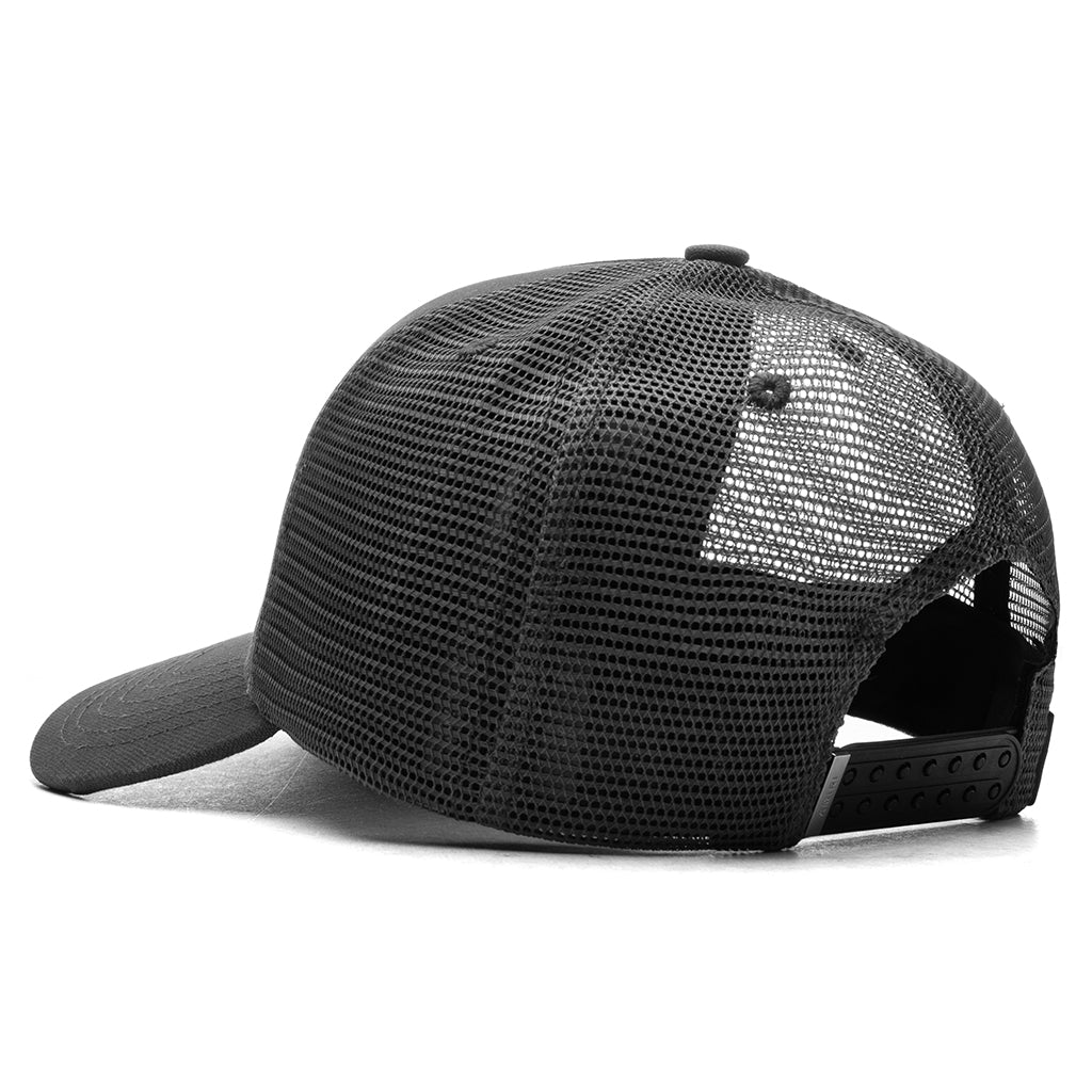 Crystal 3 Star Trucker Hat - Black/Black - Image 4