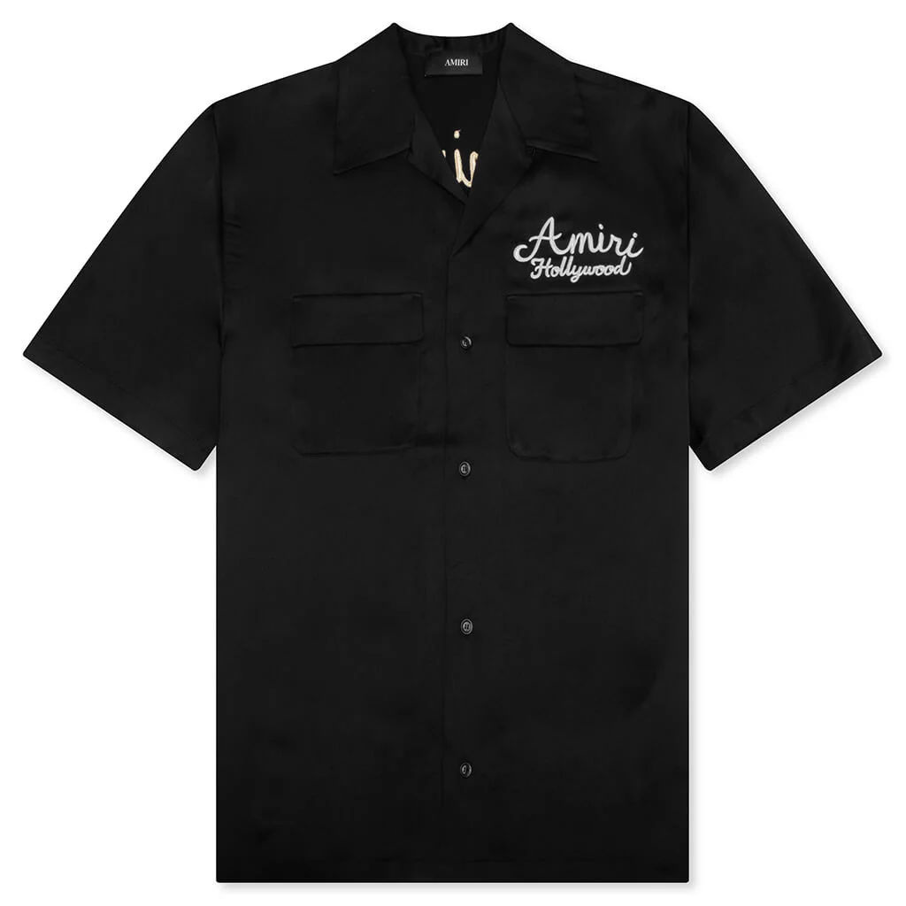 Amiri Dragon Camp Shirt - Black