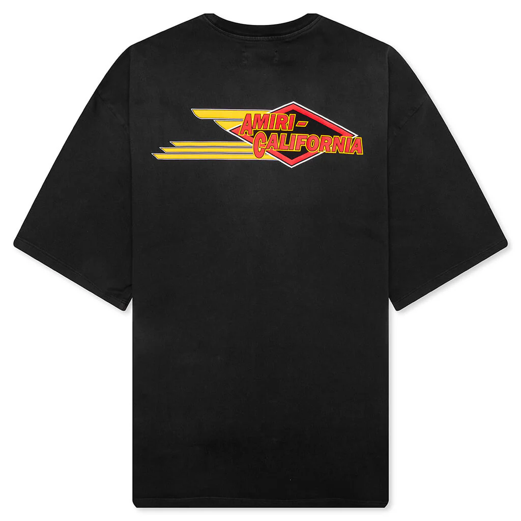 Amiri Eagle Oversized Tee - Black - Image 2