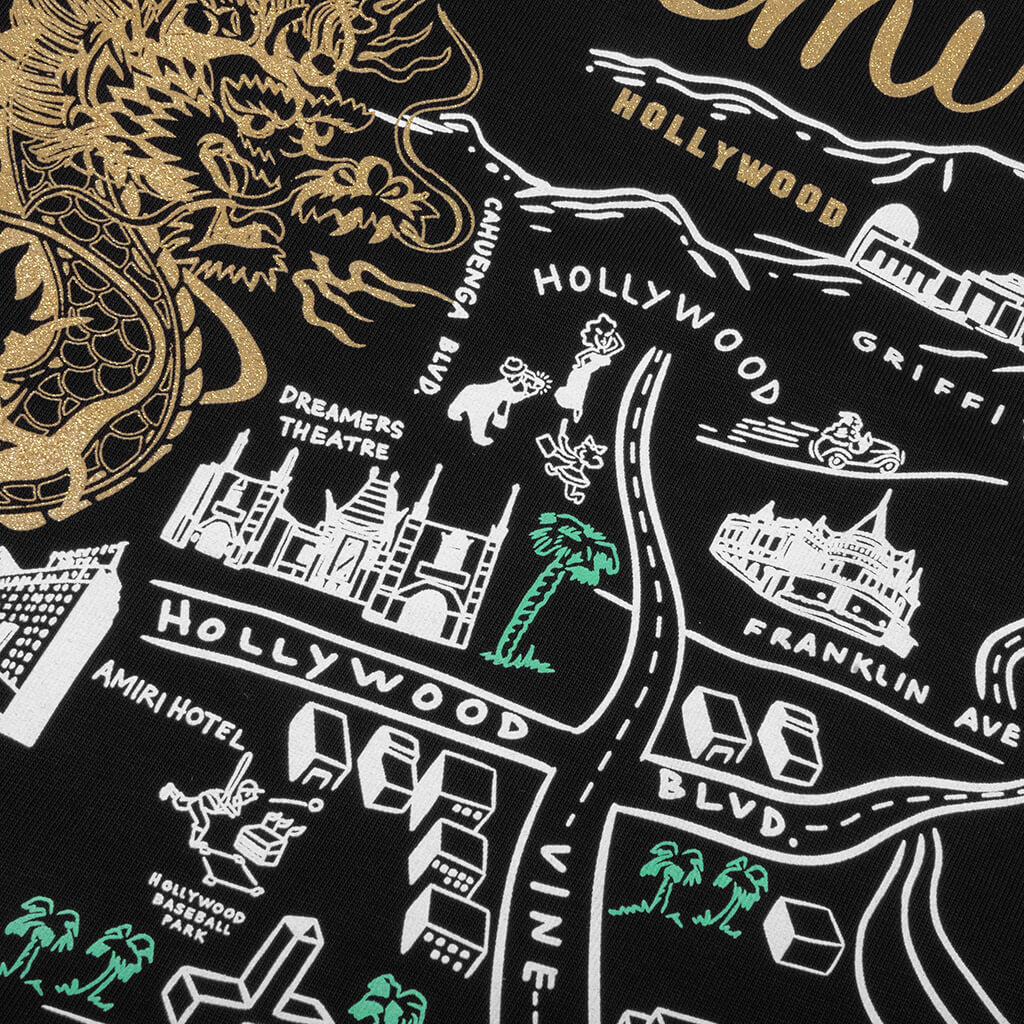 Amiri Hollywood Oversized Tee - Black - Image 4
