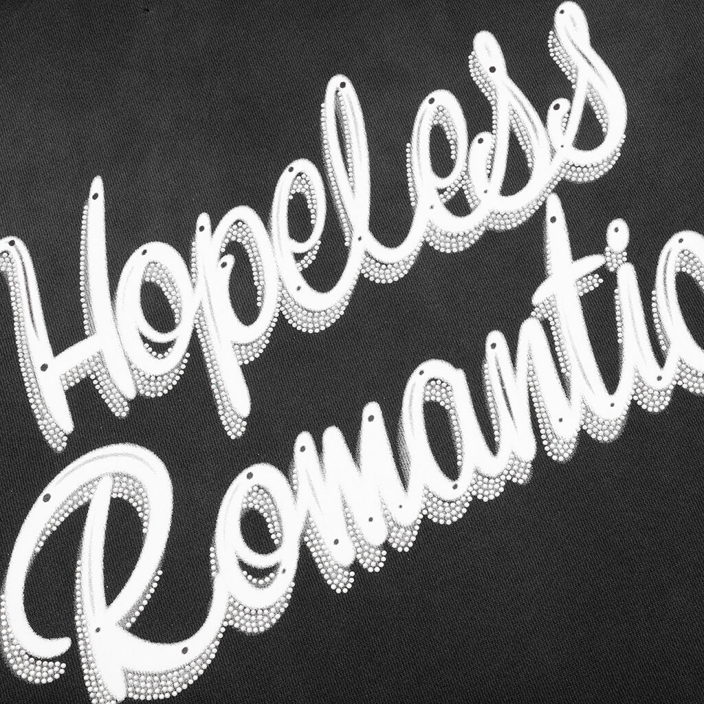 Hopeless Romantic Oversized Crew - Black - Image 3