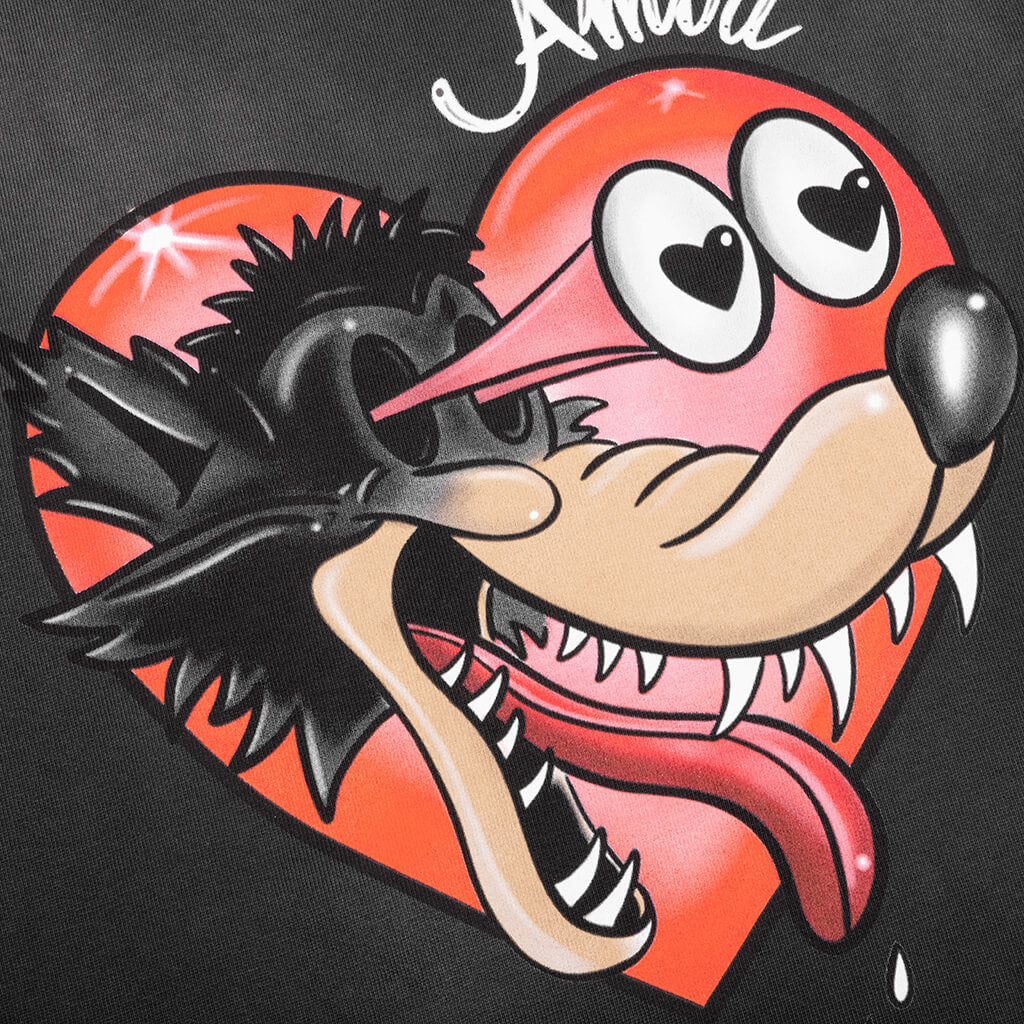 Hopeless Romantic Oversized Tee - Black - Image 4