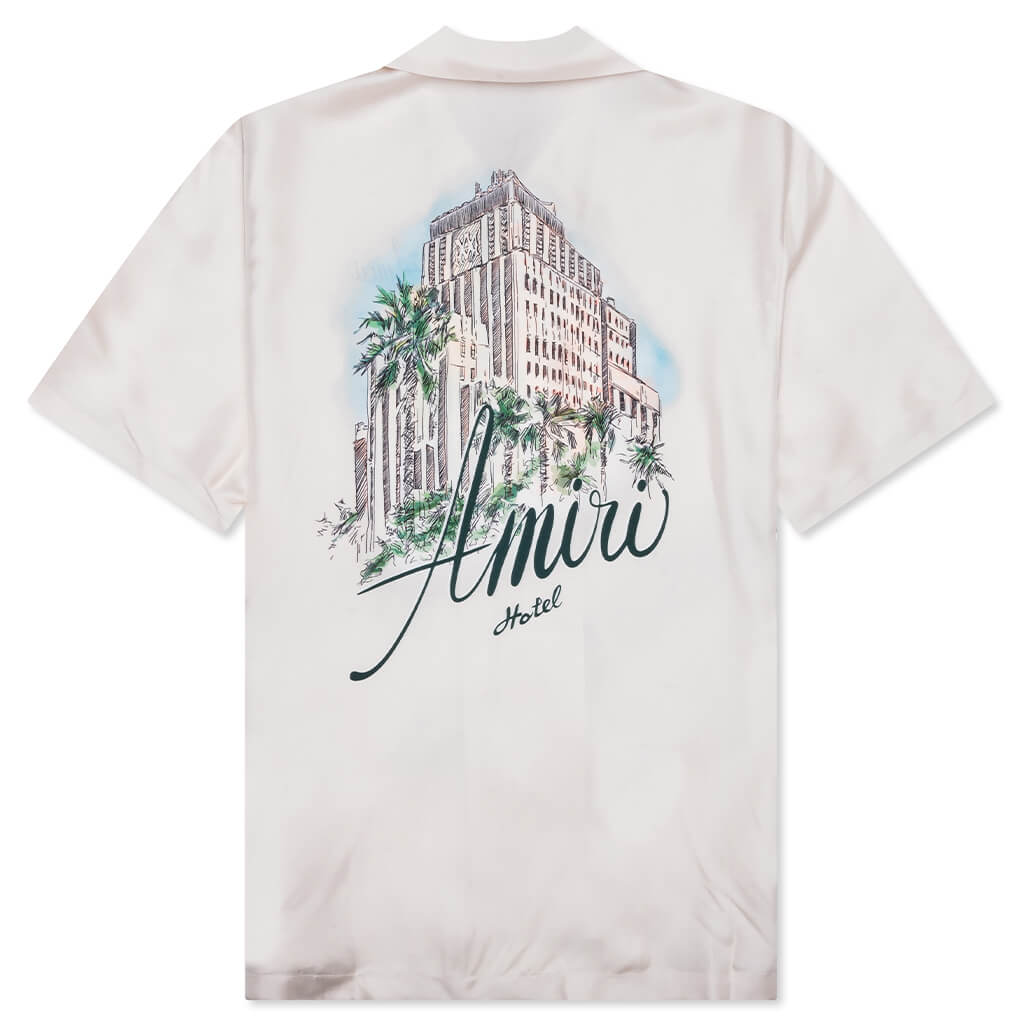 Amiri Hotel Bowling Shirt - Alabaster - Image 2