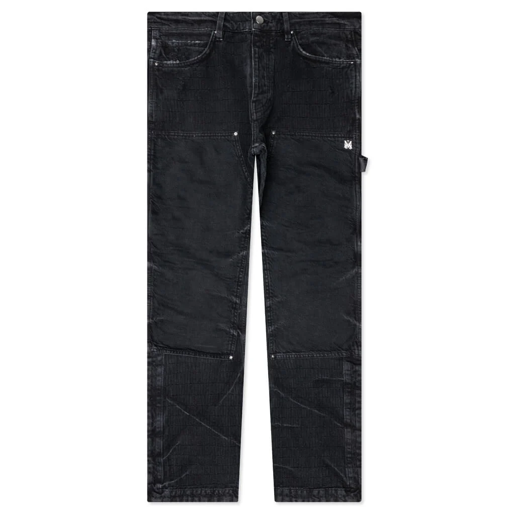 Jacquard Carpenter Jean - Faded Black