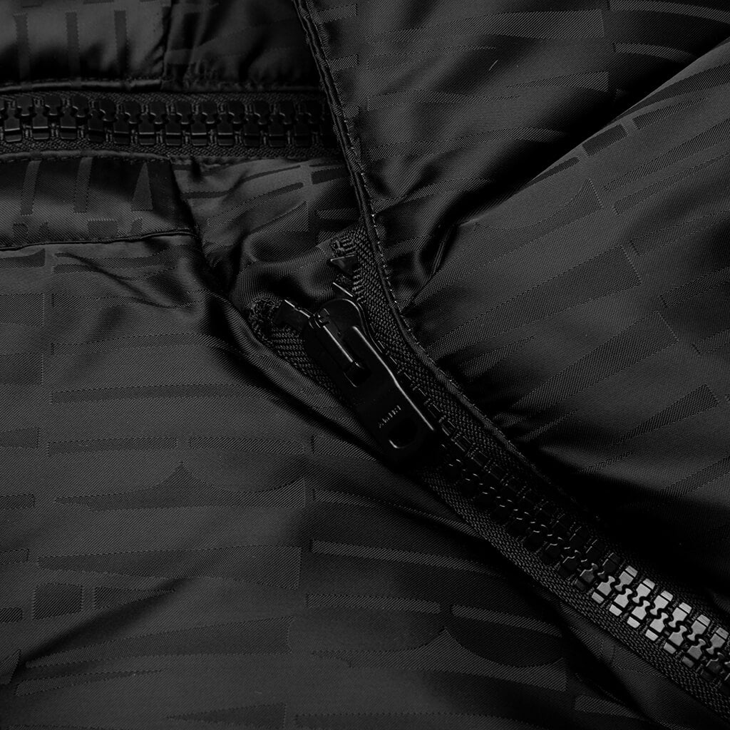 Jacquard Down Gilet - Black - Image 5