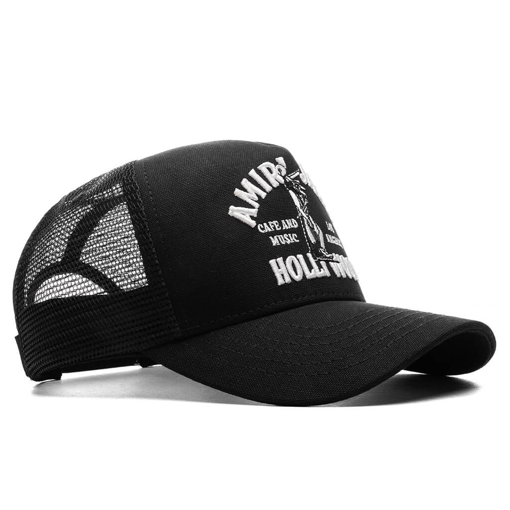 Jazz Wolf Trucker Hat - Black - Image 3