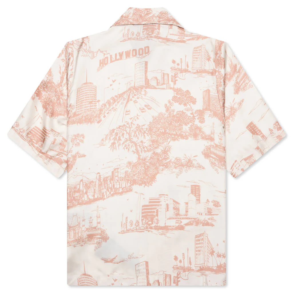 LA Landmark Bowling Shirt - Alabaster - Image 2