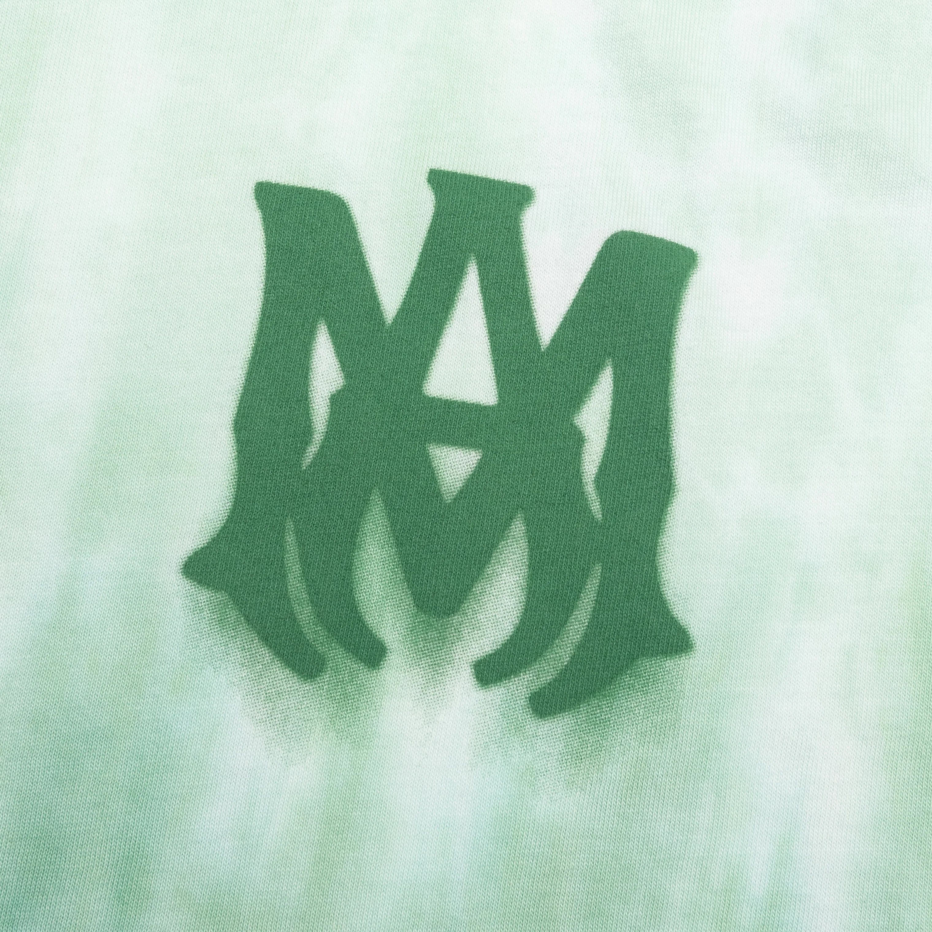 MA Logo Dip Dye Tee - Mineral Green - Image 3