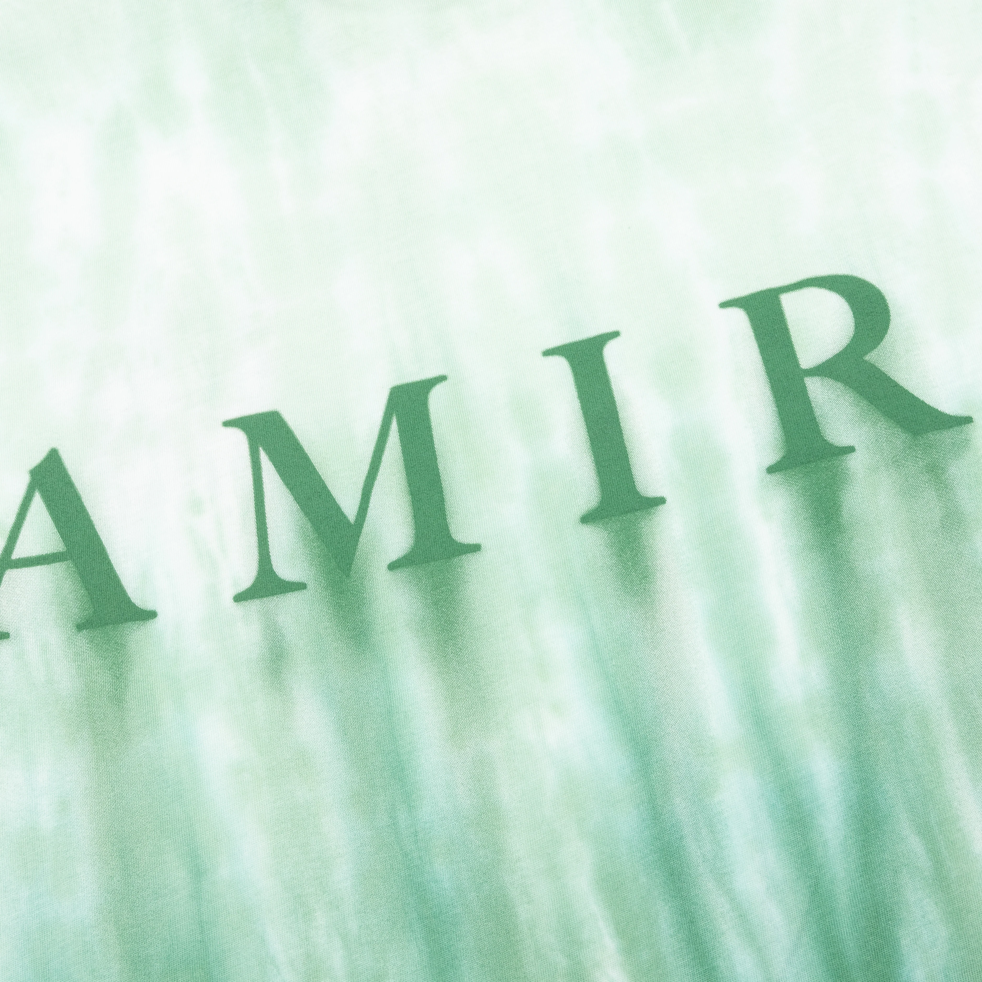 MA Logo Dip Dye Tee - Mineral Green - Image 4