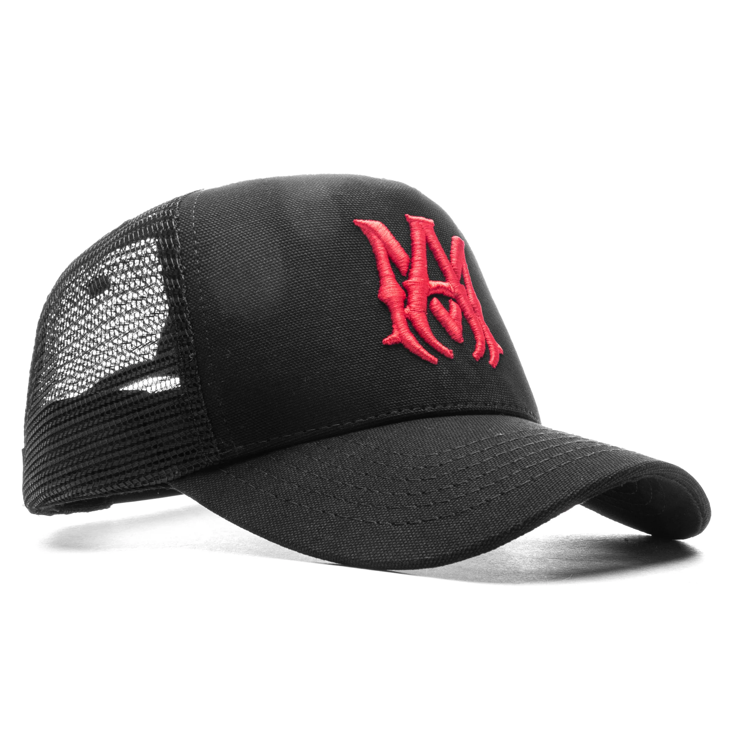 MA Logo Trucker Hat - Black/Red - Image 3
