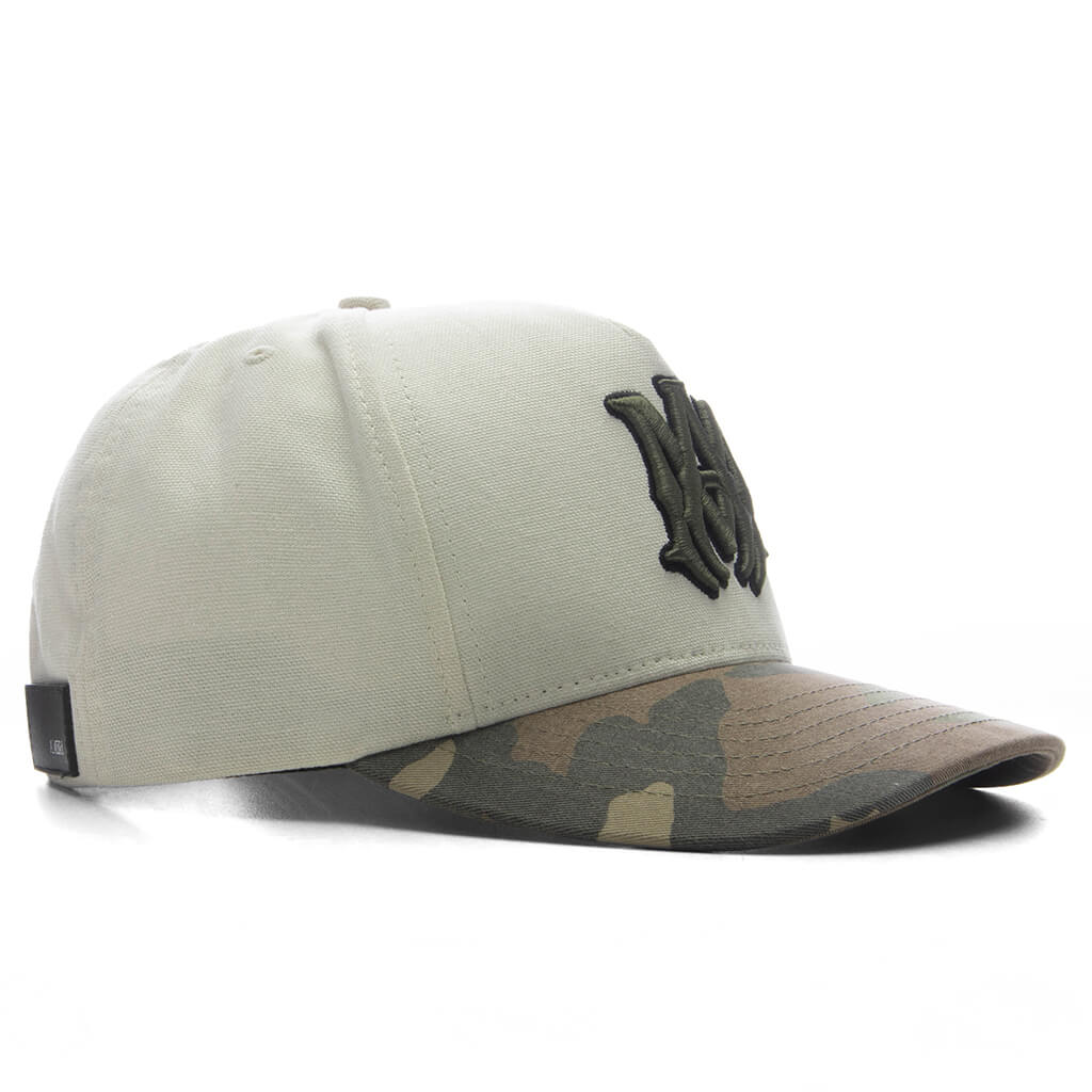 MA Outline Camo Canvas Hat - Alabaster - Image 2