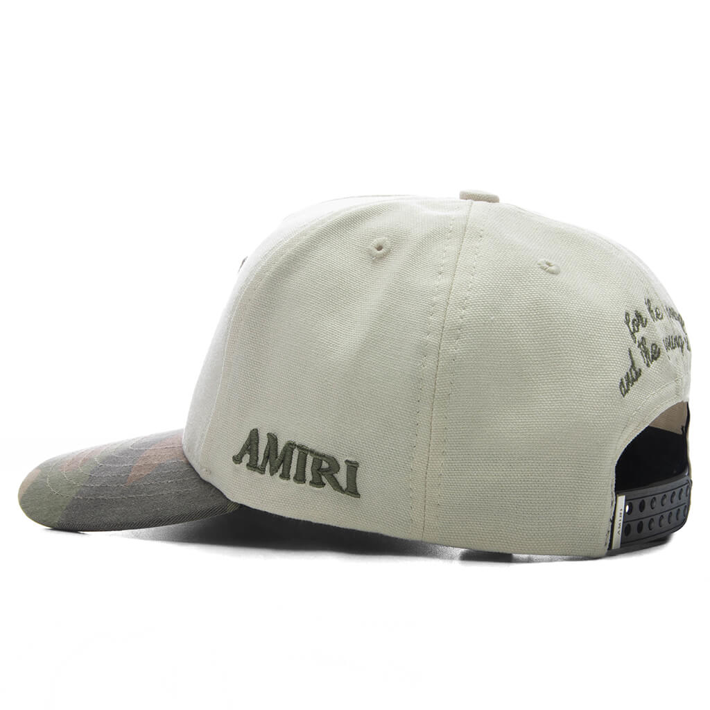 MA Outline Camo Canvas Hat - Alabaster - Image 3