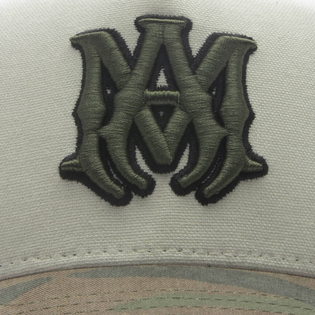 MA Outline Camo Canvas Hat - Alabaster - Image 4
