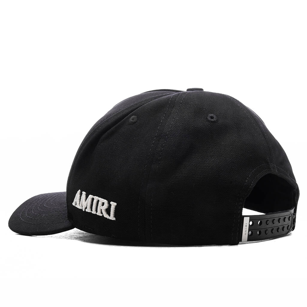 MA Outline Canvas Hat - Black/Blue - Image 3