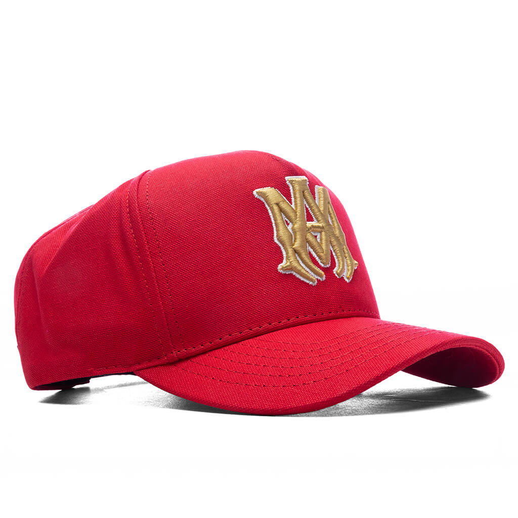 MA Outline Canvas Hat - Varsity Red - Image 2