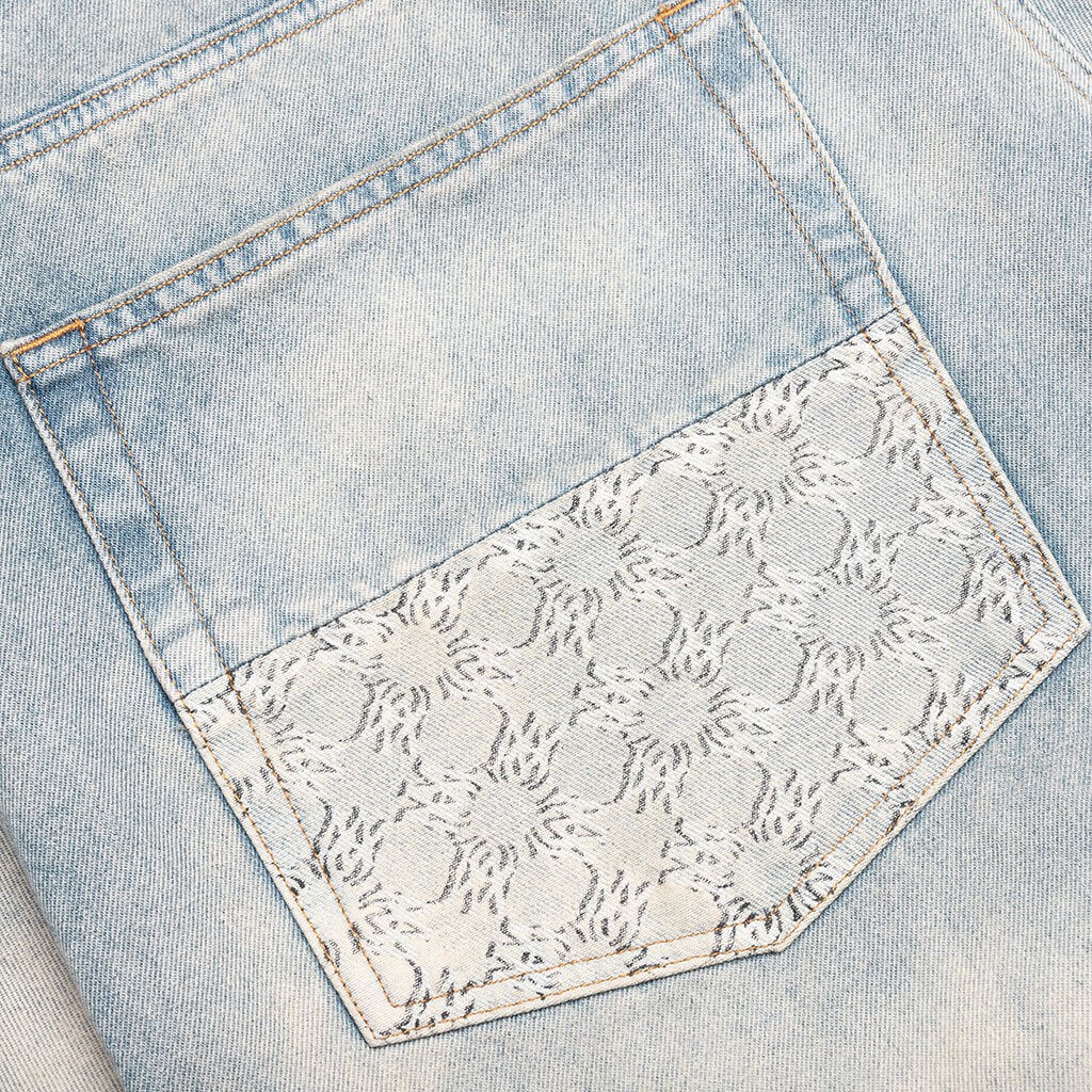MA Quad Cuff Straight Jean - Antique Indigo - Image 5