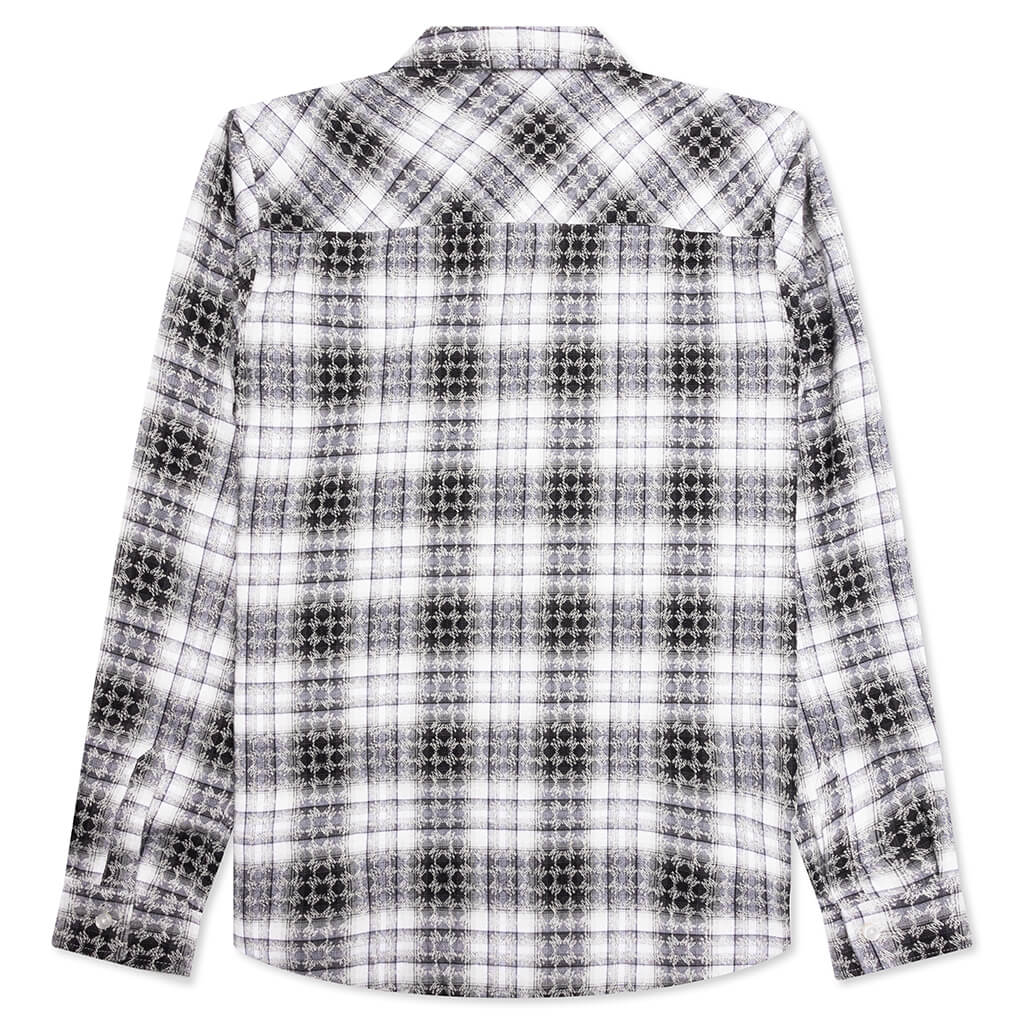 MA Quad Jacquard Flannel - Black - Image 2
